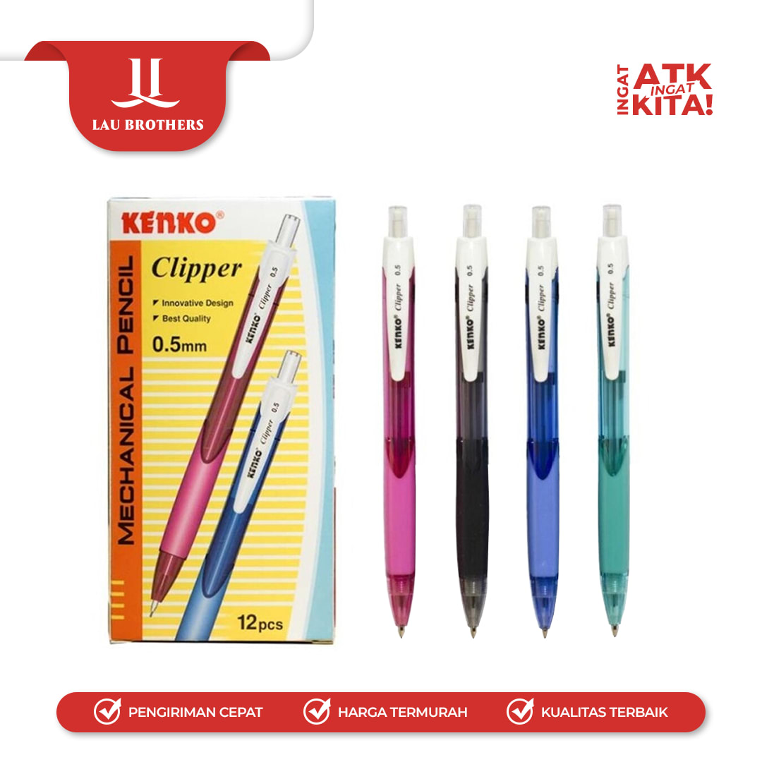 KENKO PENSIL MEKANIK/ MECHANICAL PENCIL CLIPPER 0.5mm (1PC) - Image 2