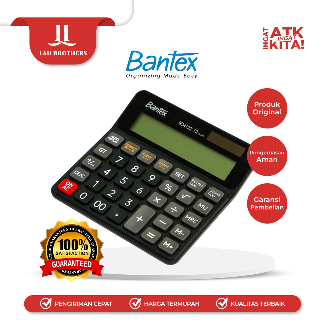 BANTEX KALKULATOR BD4122 (1PC)