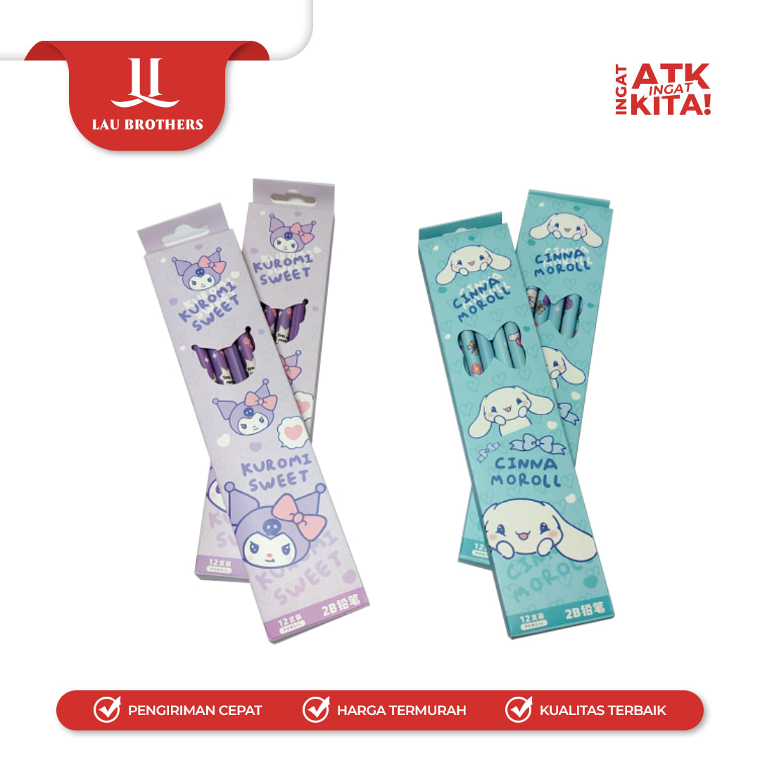 ZBANG PENSIL 2B SANRIO 3691 (1LSN/ 12PCS) - Image 2