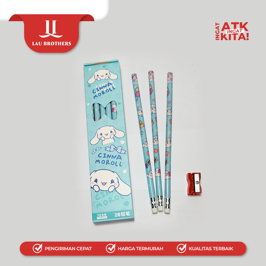 ZBANG PENSIL 2B SANRIO 3691 (1LSN/ 12PCS) - Image 6