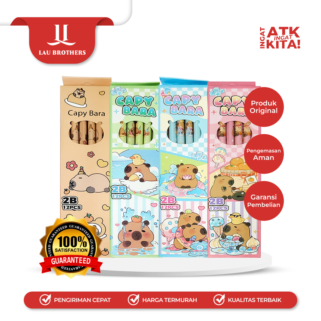 ZBANG PENSIL 2B CAPYBARA 3697 (1LSN/ 12PCS)