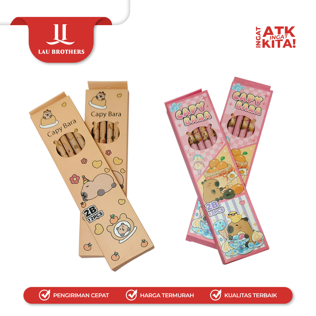 ZBANG PENSIL 2B CAPYBARA 3697 (1LSN/ 12PCS) - Image 2