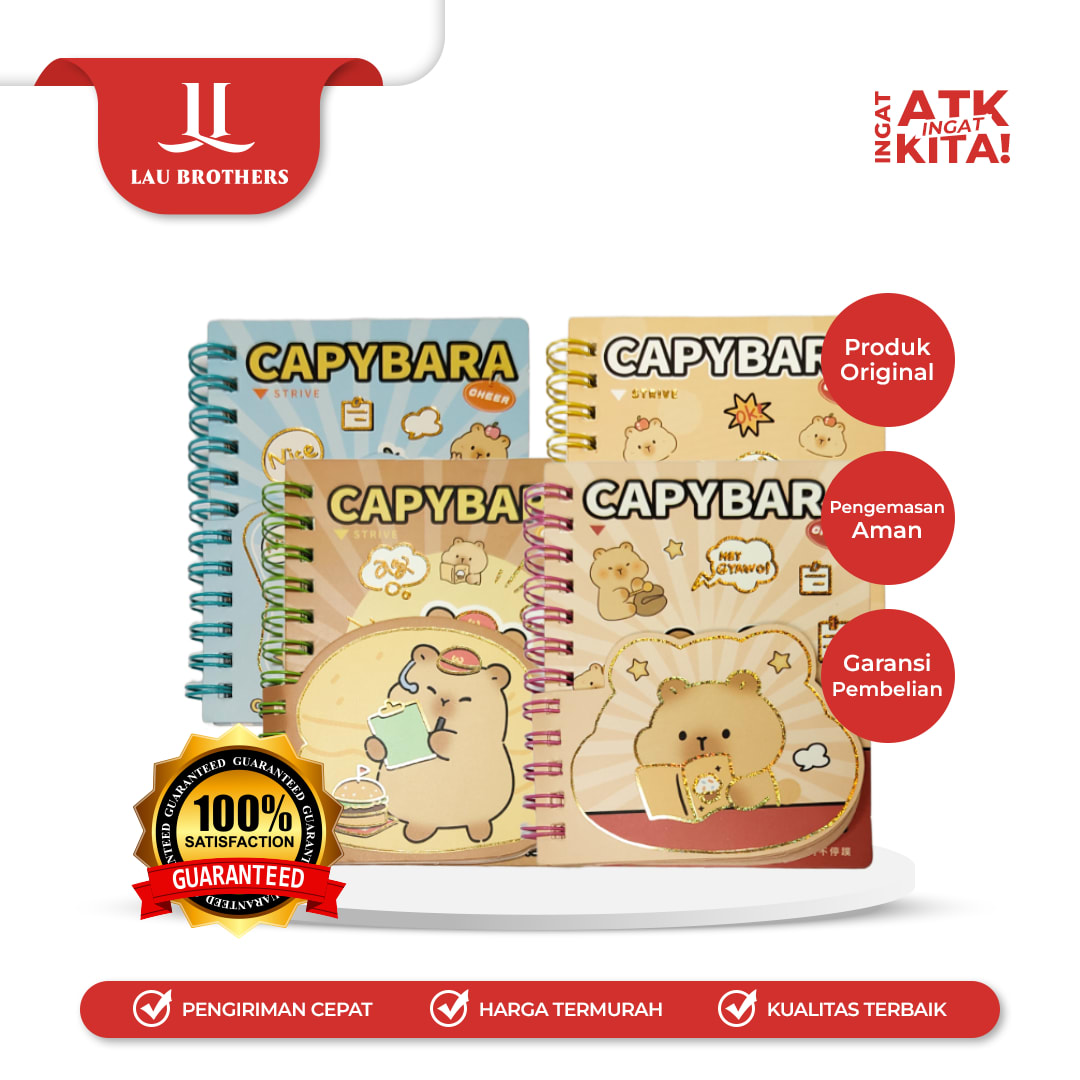 DEPAI BUKU DIARY CAPYBARA 222-34 (1PC)