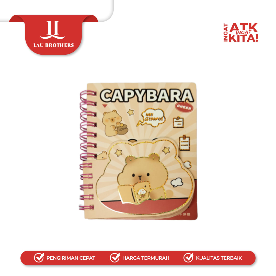 DEPAI BUKU DIARY CAPYBARA 222-34 (1PC) - Image 5