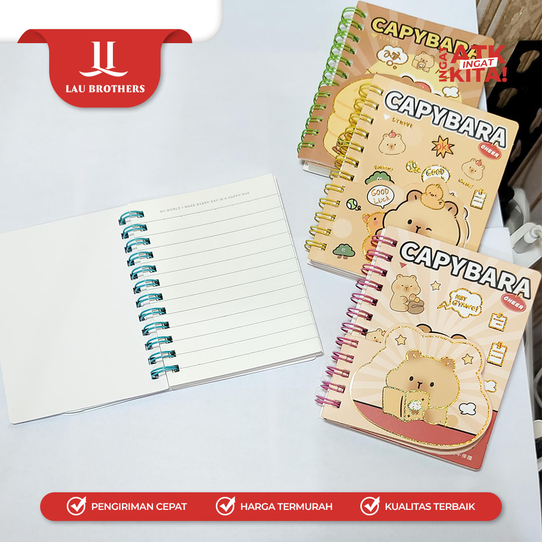 DEPAI BUKU DIARY CAPYBARA 222-34 (1PC) - Image 2