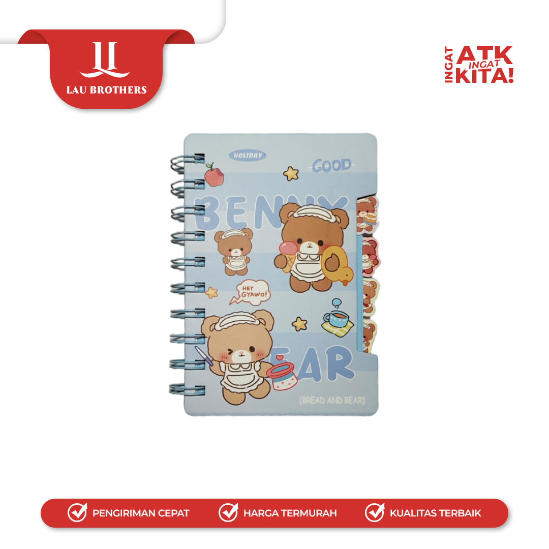 DEPAI BUKU DIARY BENNY BEAR 800-6821 (1PC) - Image 2