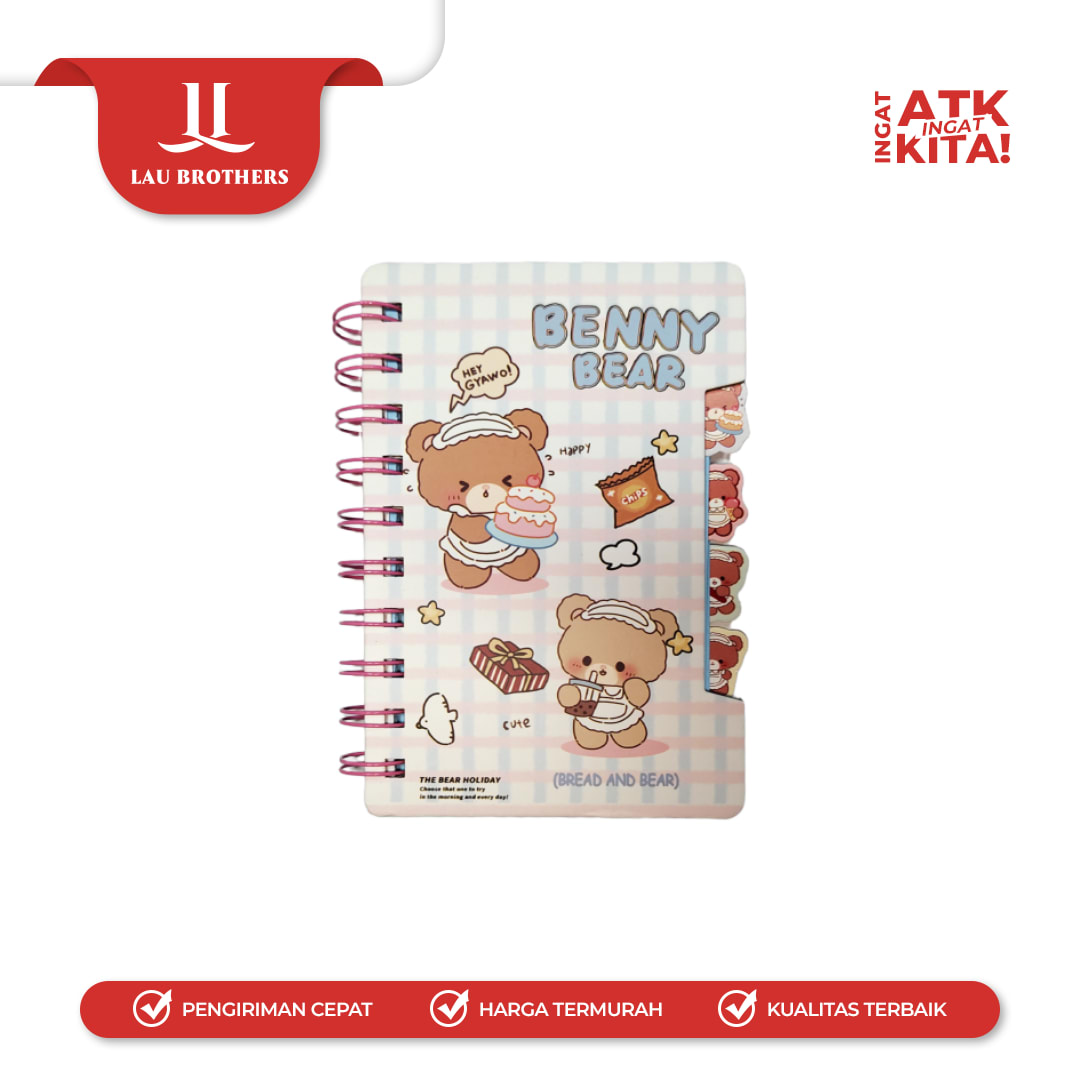 DEPAI BUKU DIARY BENNY BEAR 800-6821 (1PC) - Image 3