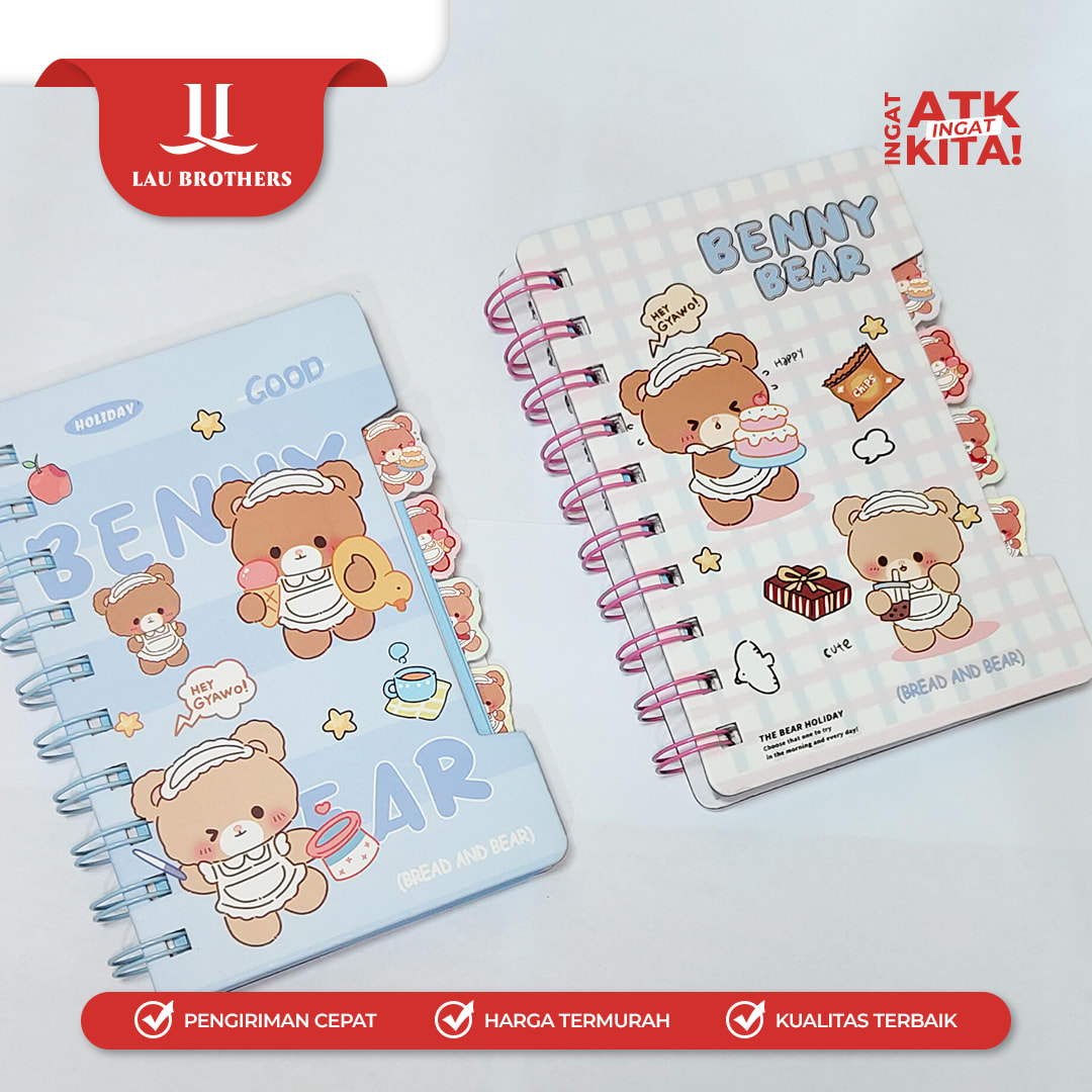 DEPAI BUKU DIARY BENNY BEAR 800-6821 (1PC) - Image 7