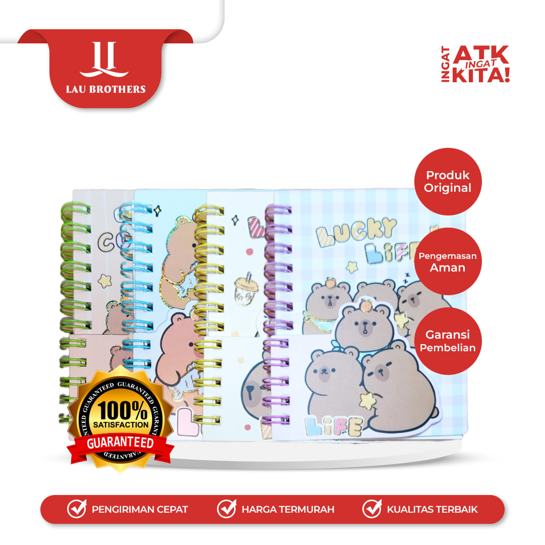DEPAI BUKU DIARY LUCKY LIFE 222-40 (1PC)