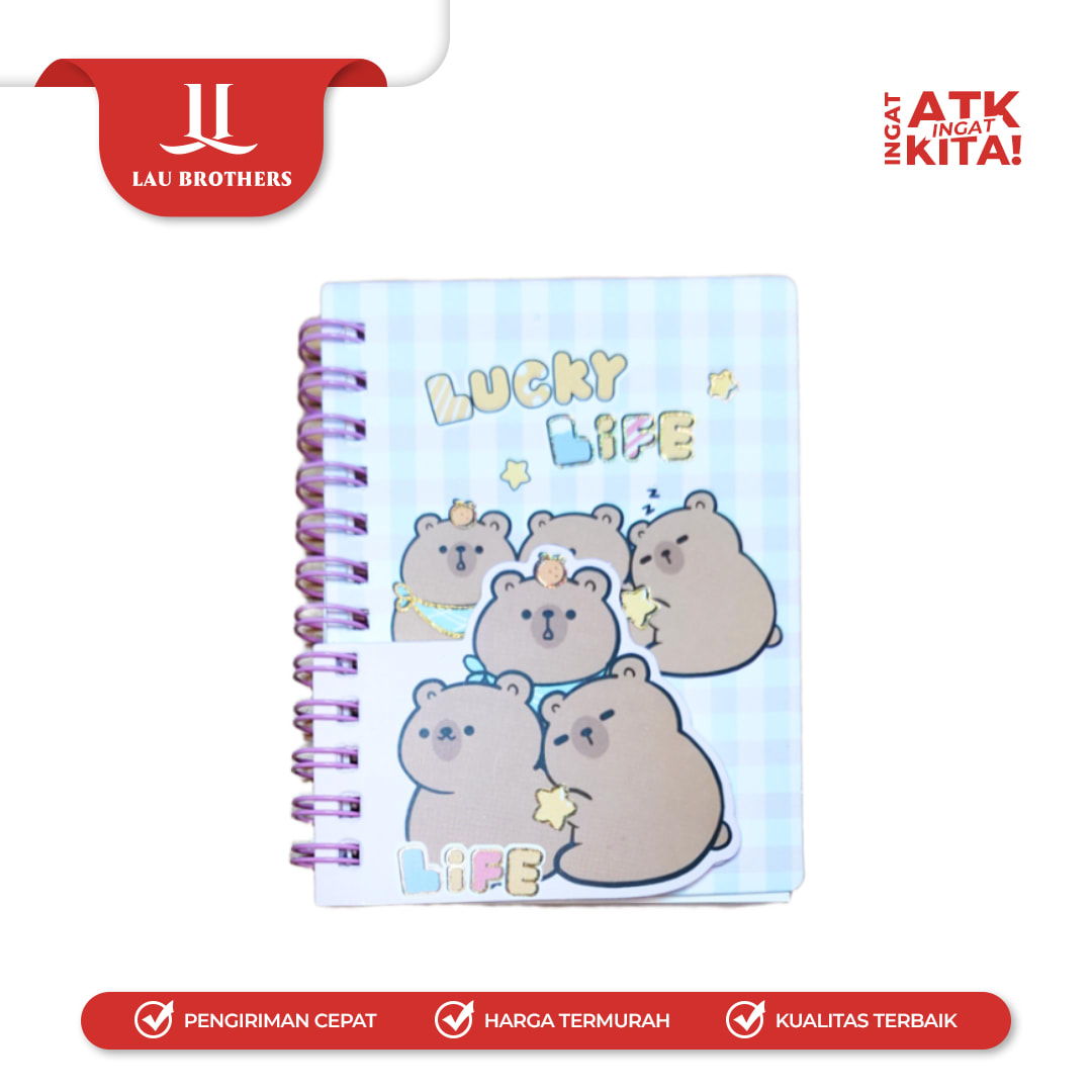 DEPAI BUKU DIARY LUCKY LIFE 222-40 (1PC) - Image 4