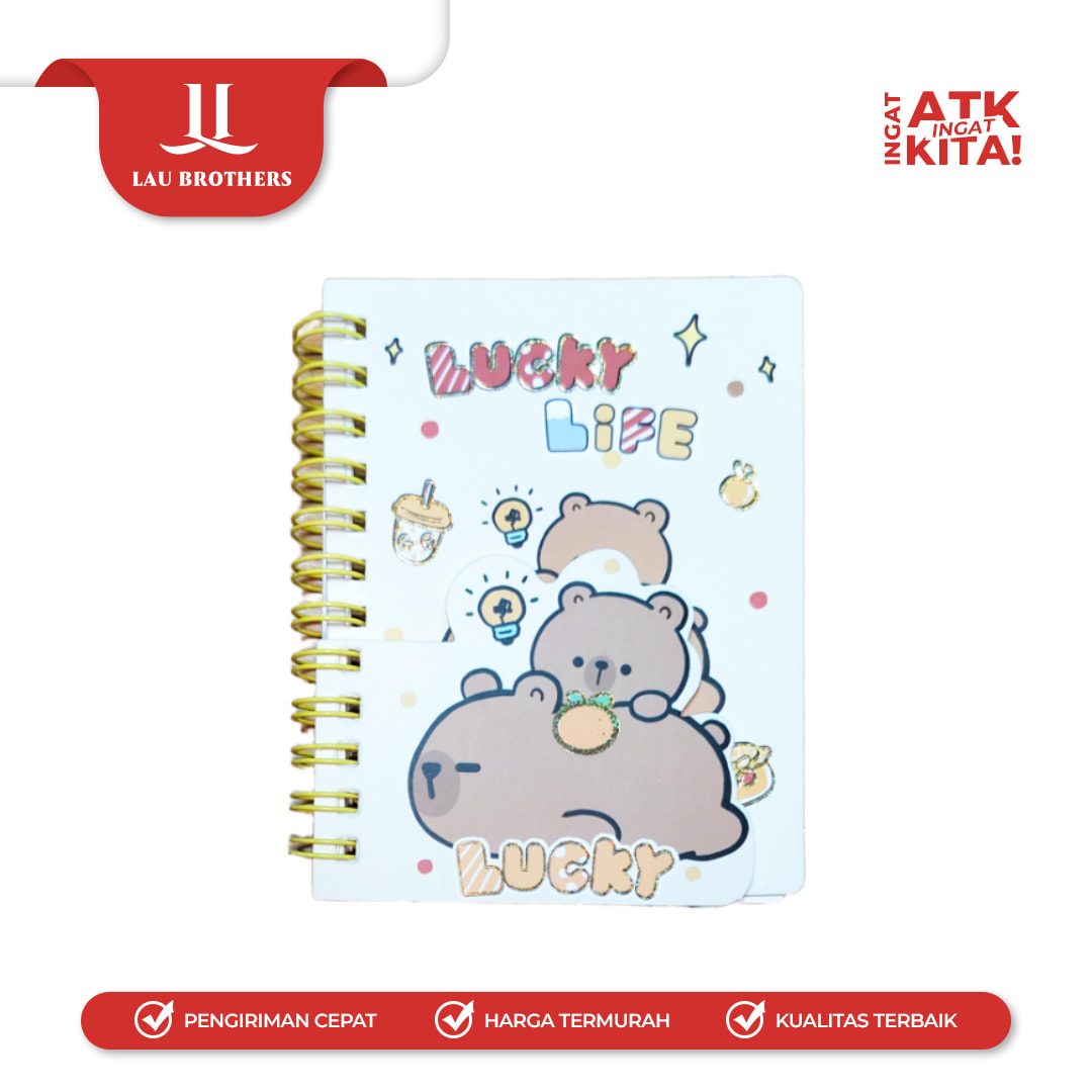 DEPAI BUKU DIARY LUCKY LIFE 222-40 (1PC) - Image 5