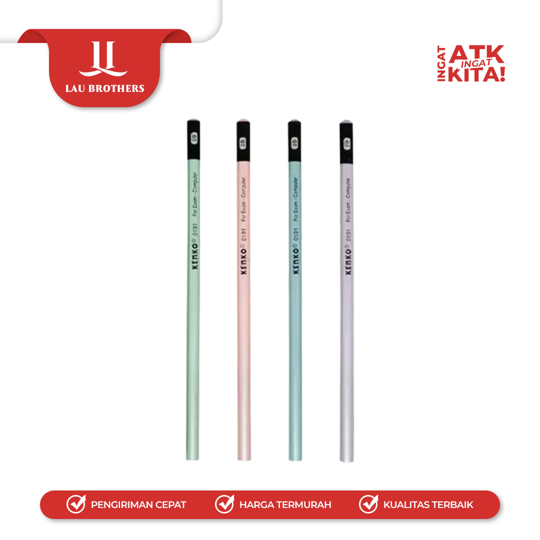 KENKO PENSIL 2B-0109 PEARL (1LSN/ 12PCS) - Image 3