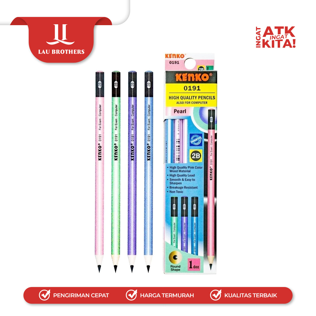 KENKO PENSIL 2B-0109 PEARL (1LSN/ 12PCS) - Image 6