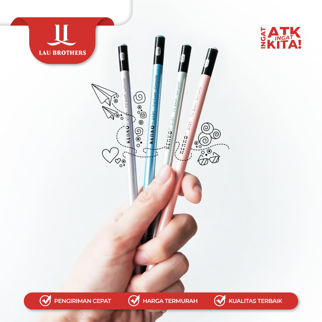 KENKO PENSIL 2B-0109 PEARL (1LSN/ 12PCS) - Image 5