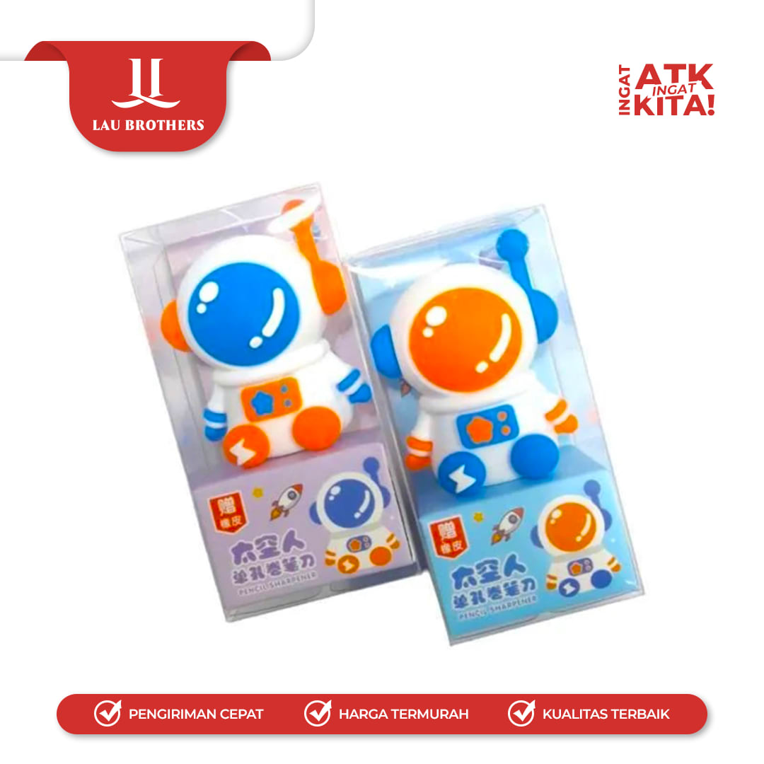COMBO RAUTAN TANGAN/ PENCIL SHARPENER ASTRONOT 3817 (1PC) - Image 3