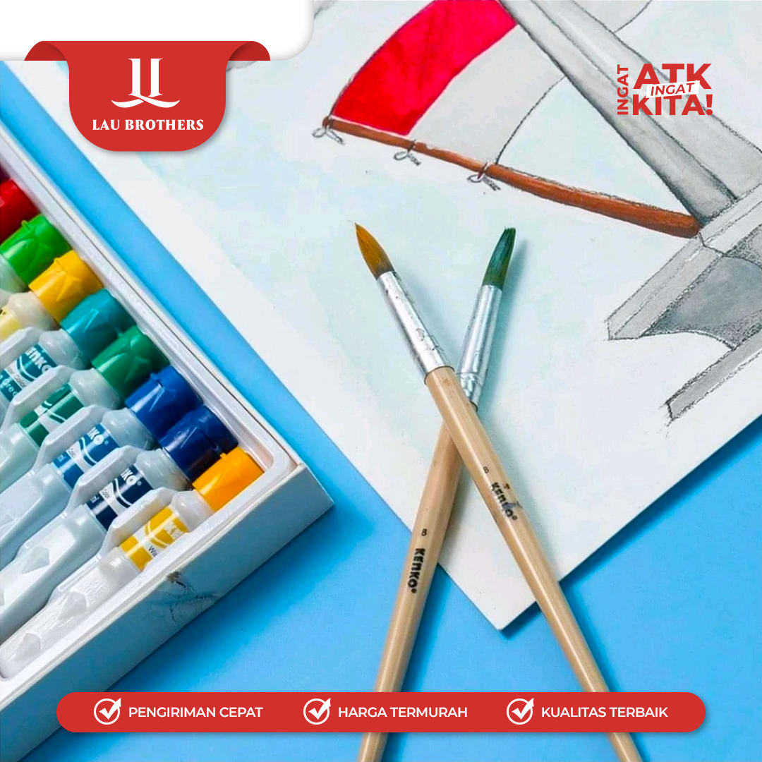KENKO KUAS LUKIS/ BRUSH BR-501 (1SET) - Image 4