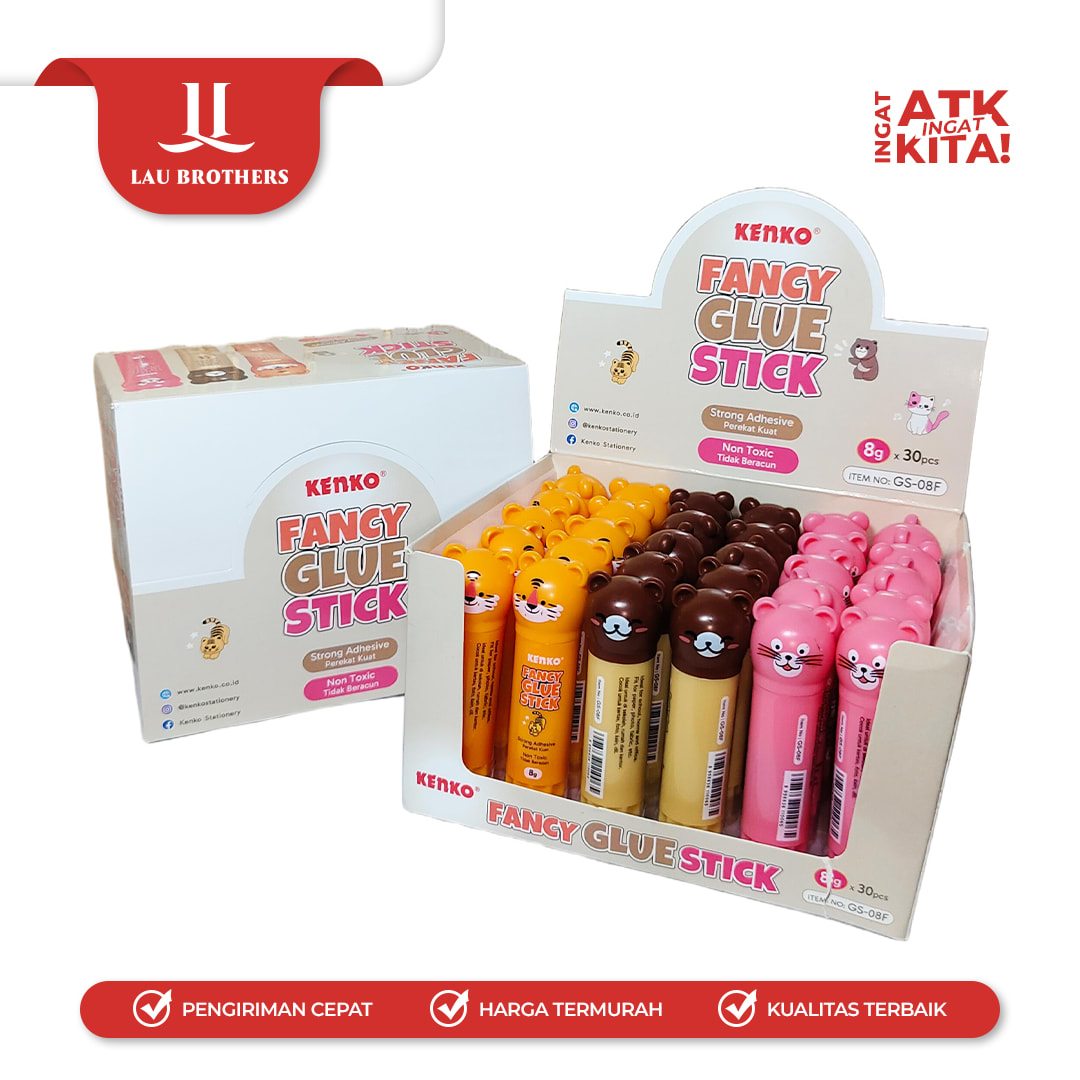 KENKO LEM STIK/ GLUE STICK FANCY 8gr GS-08F (1PC) - Image 2