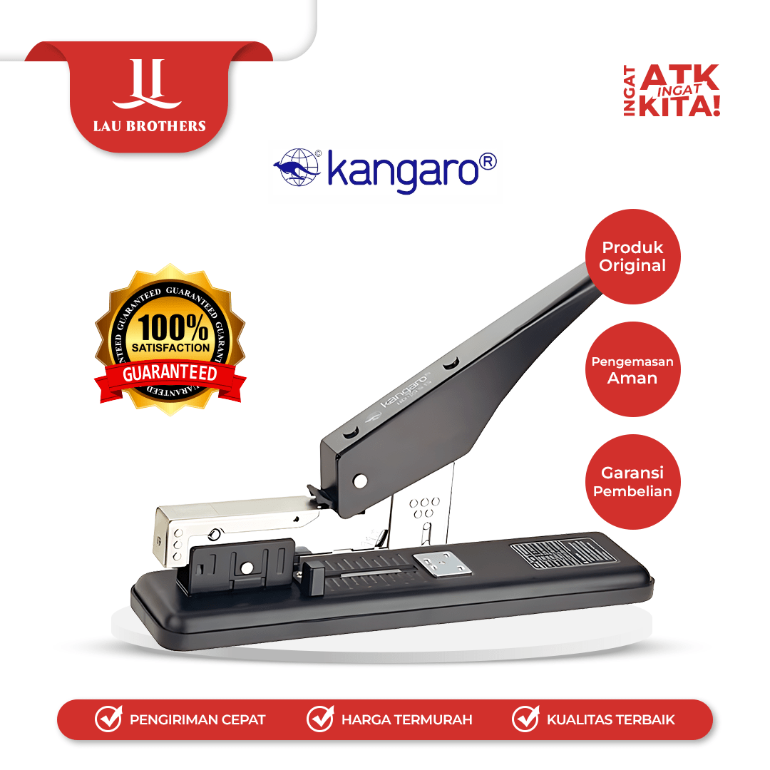 KANGARO STAPLER JILID/ HEAVY DUTY STAPLER HD-23S24 (1PC)