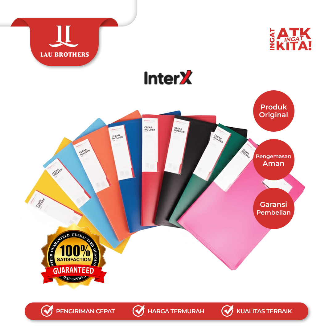 INTERX CLEAR HOLDER F4 40POCKET (1PC)