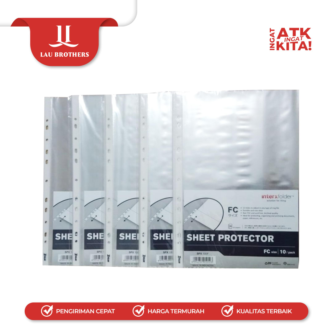 INTERX SHEET PROTECTOR F4 (1PACK/ 10SHEET) - Image 4