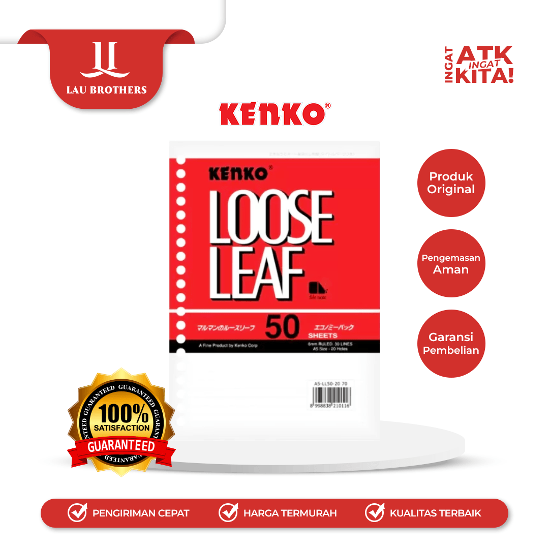 KENKO LOOSE LEAF A5-LL 50-2070 (1PACK/ 50SHEETS)