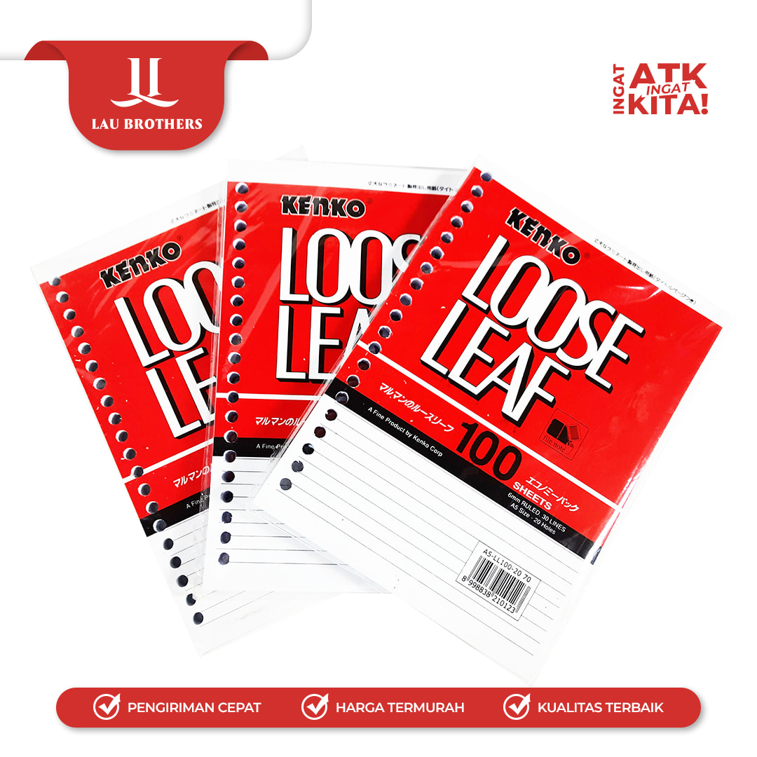 KENKO LOOSE LEAF A5-LL 100-2070 (1PACK/ 100SHEETS) - Image 3