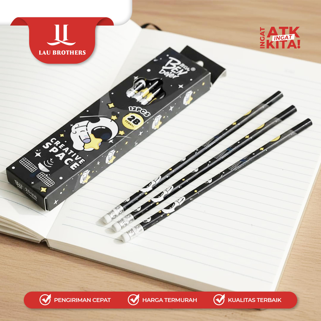 ZBANG PENSIL 2B CREATIVE SPACE 3707 (1LSN/ 12PCS) - Image 7