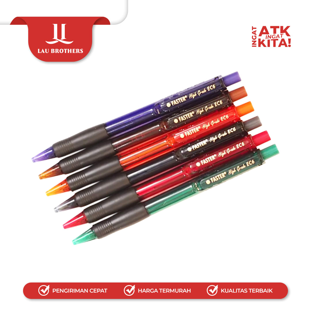 FASTER PULPEN EC6 (1LSN/ 12PCS) - Image 3