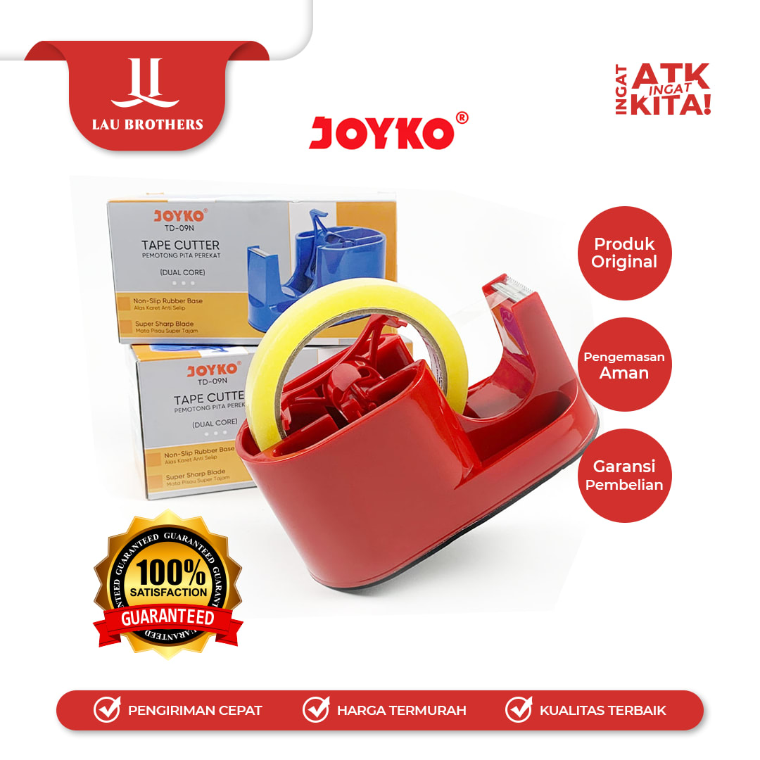 JOYKO TAPE CUTTER/ PEMOTONG PITA PEREKAT TD-09N (1PC)