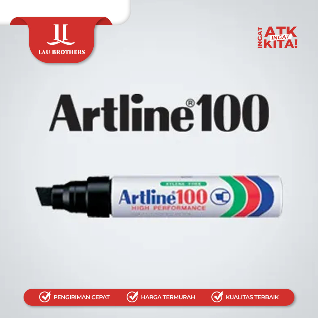 ARTLINE 100 SPIDOL PERMANEN/ PERMANENT MARKER EK-100 (1LSN /12PCS) - Image 3