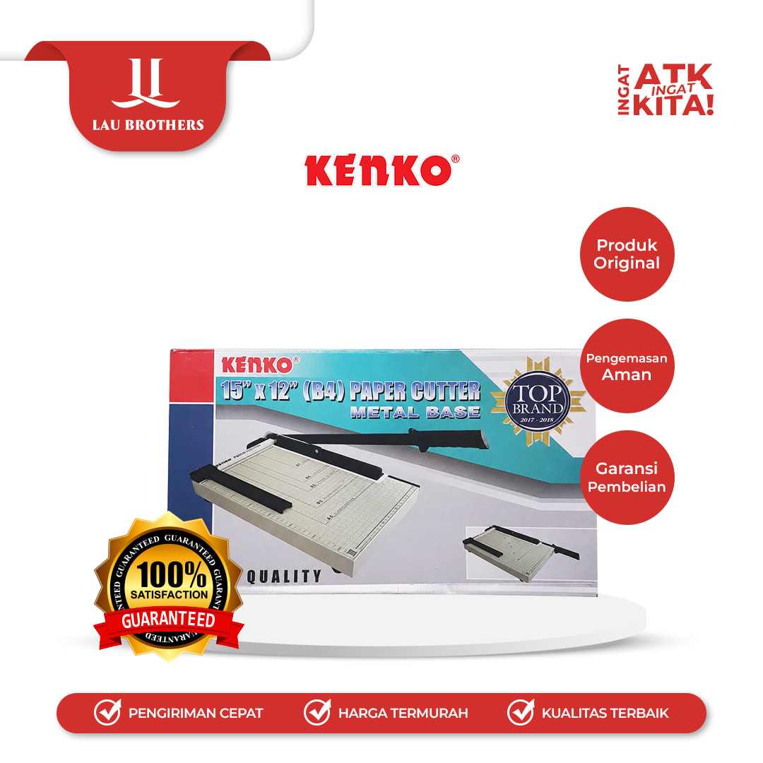 KENKO PEMOTONG KERTAS/ PAPER TRIMMER B4 METAL (1PC)