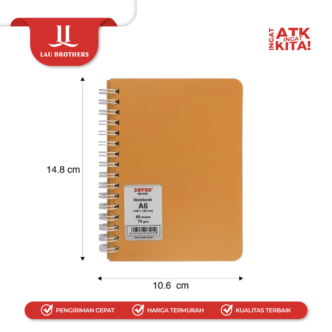JOYKO NOTEBOOK NB-665 (A6) (1PC) - Image 2