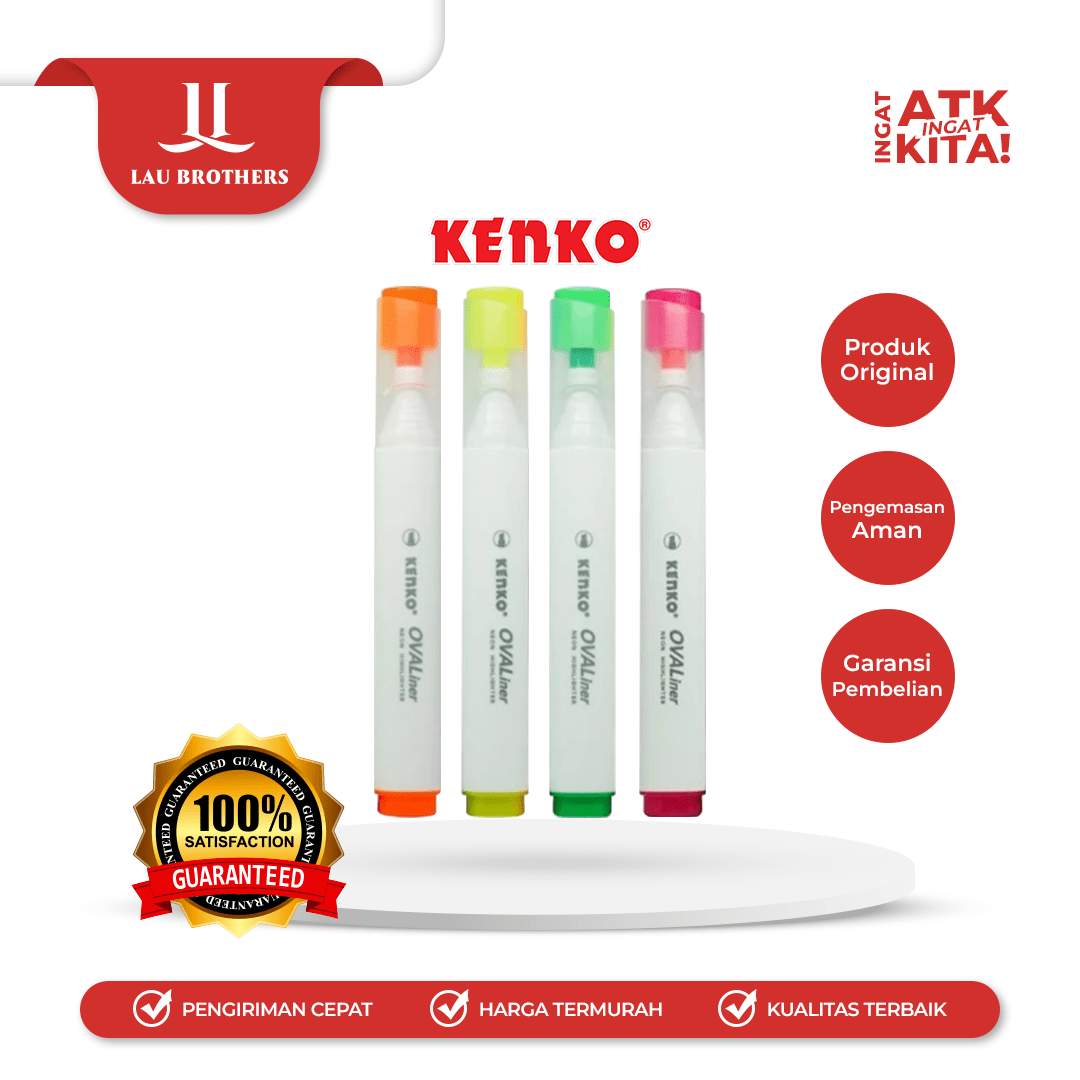 KENKO OVALINER NEON HIGLIGHTER (1PC)