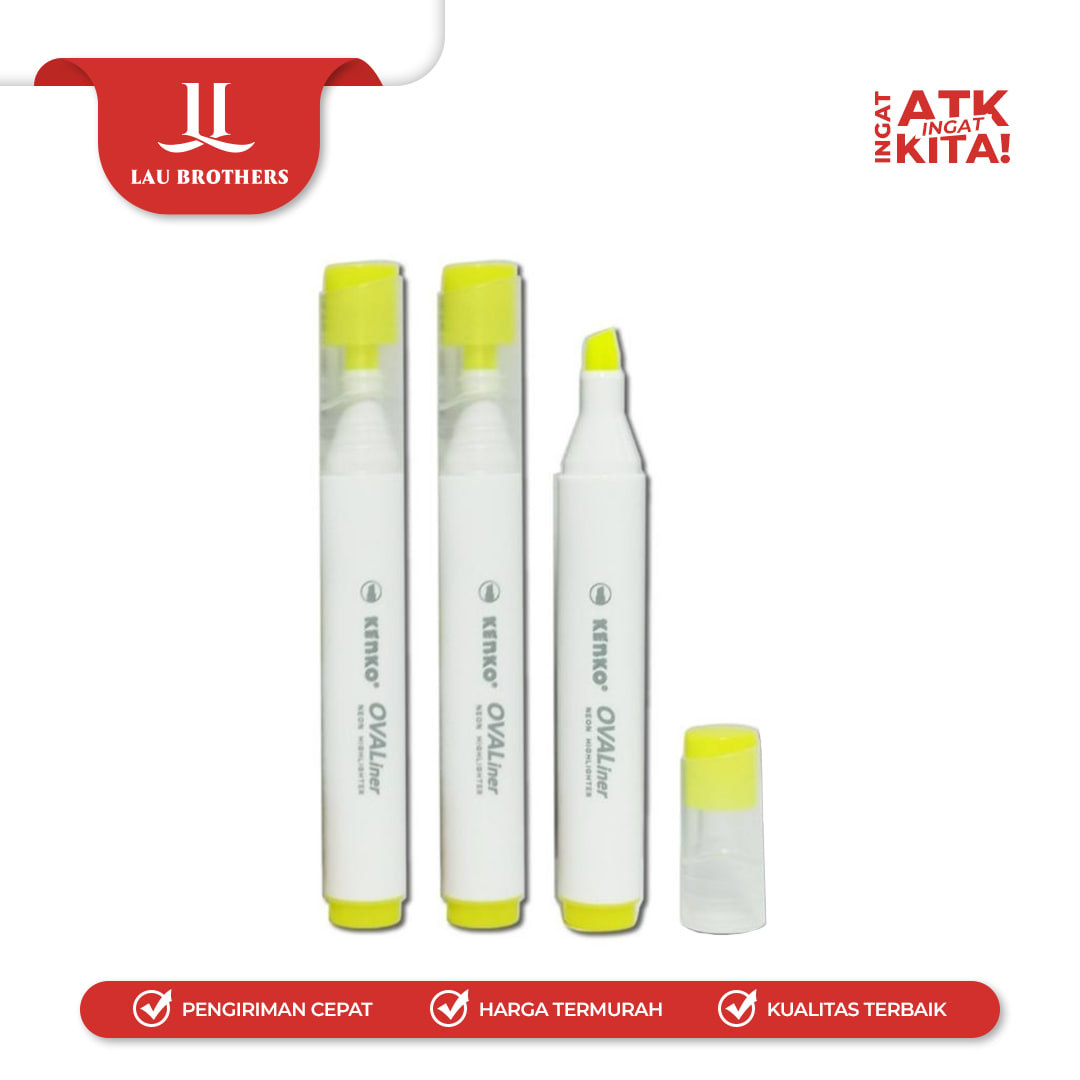 KENKO OVALINER NEON HIGLIGHTER (1PC) - Image 2