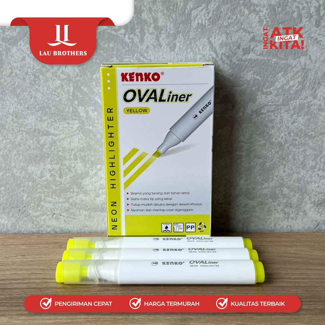 KENKO OVALINER NEON HIGLIGHTER (1PC) - Image 6