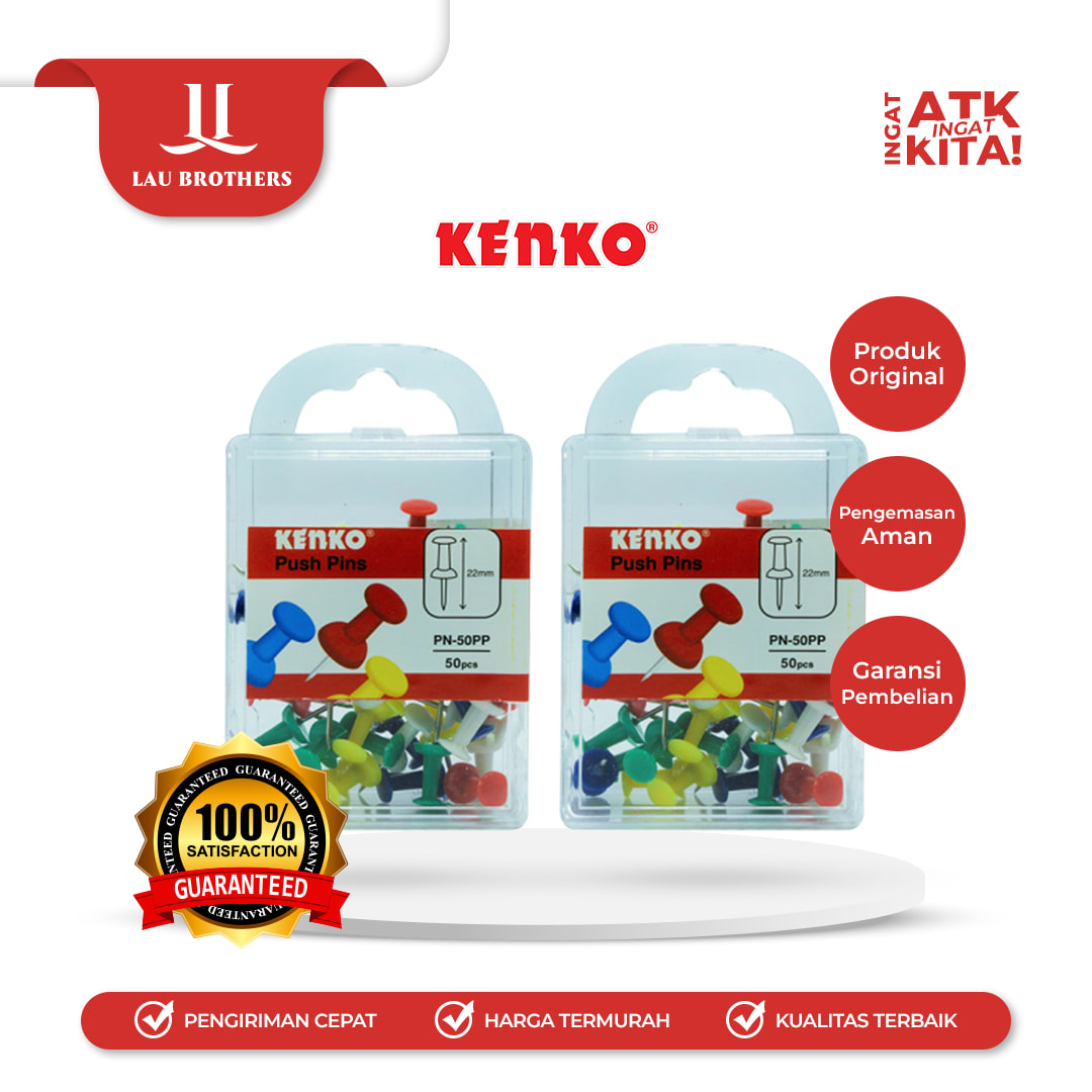 KENKO PUSH PIN PN-50PP (1BOX/ 50PCS)