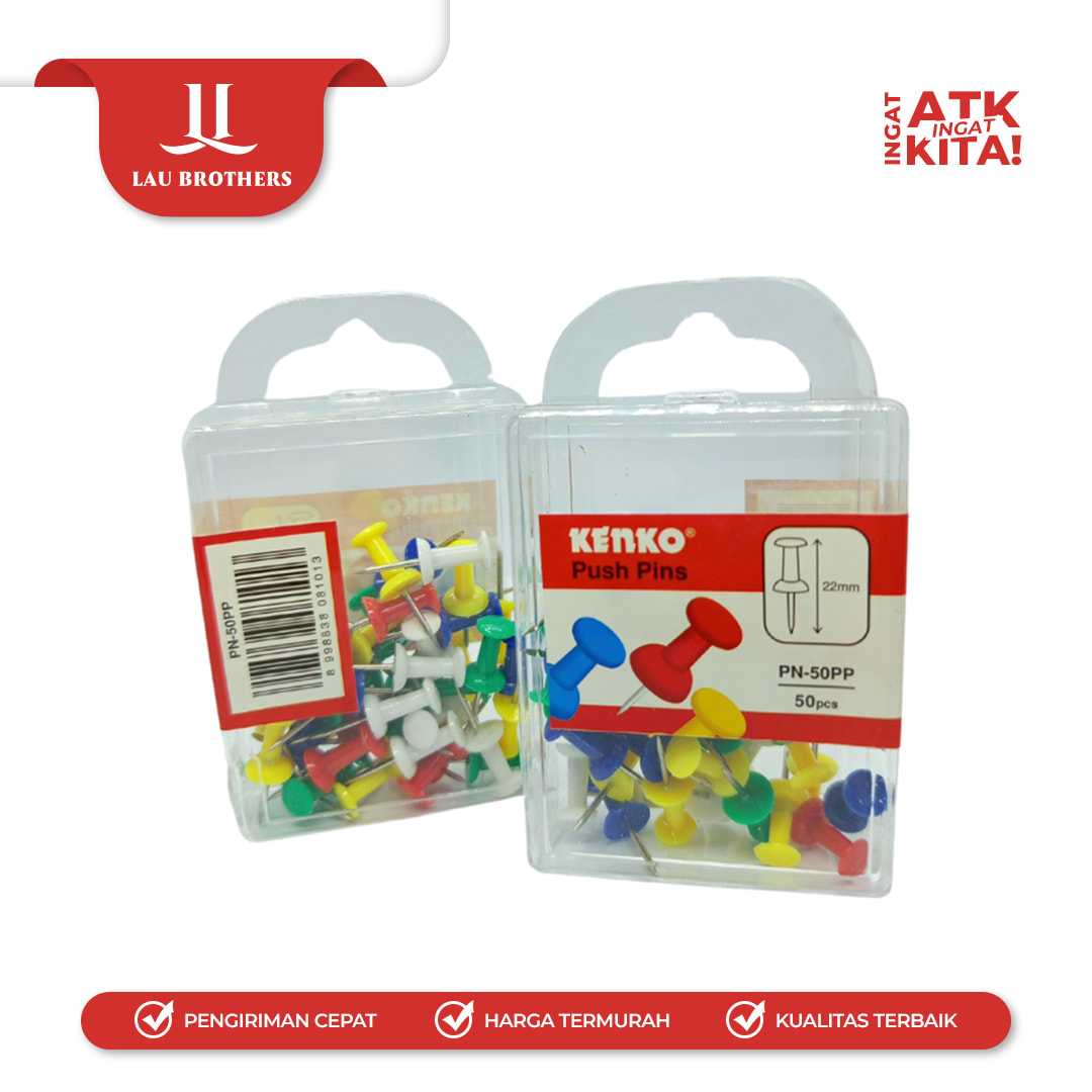 KENKO PUSH PIN PN-50PP (1BOX/ 50PCS) - Image 3