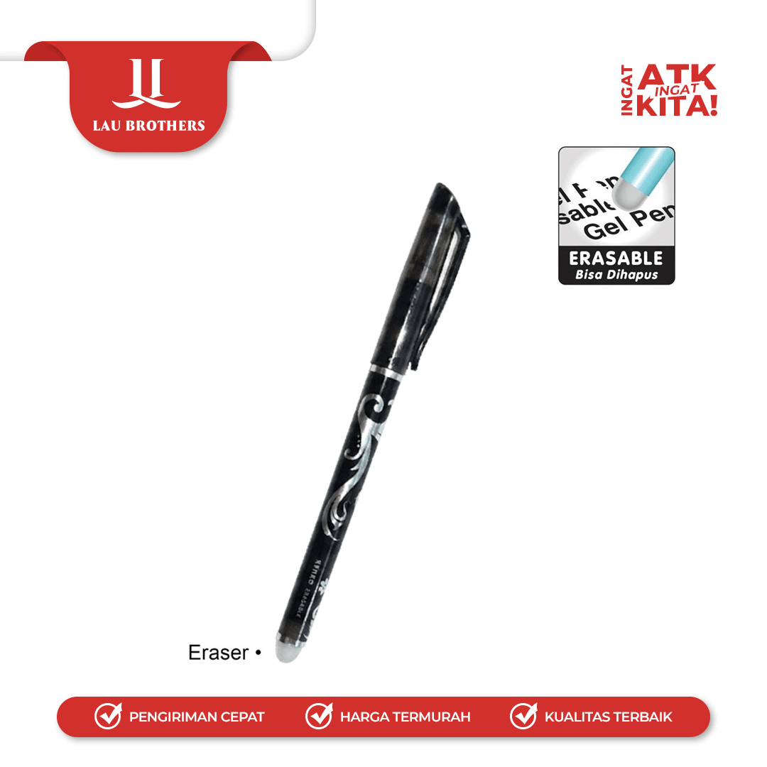KENKO PULPEN GEL/ GEL PEN ERASO 20 (1LUSIN/ 12PCS) - Image 2