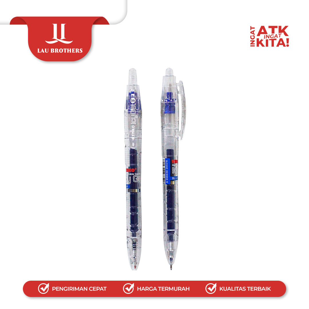 KENKO PULPEN GEL/ GEL PEN ICY GEL (1LUSIN/ 12PCS) - Image 4