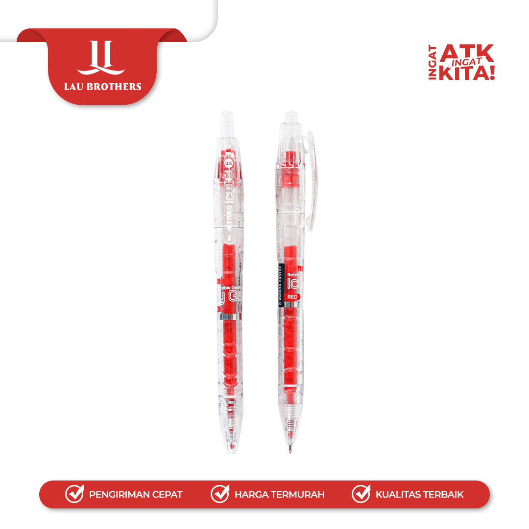 KENKO PULPEN GEL/ GEL PEN ICY GEL (1LUSIN/ 12PCS) - Image 2