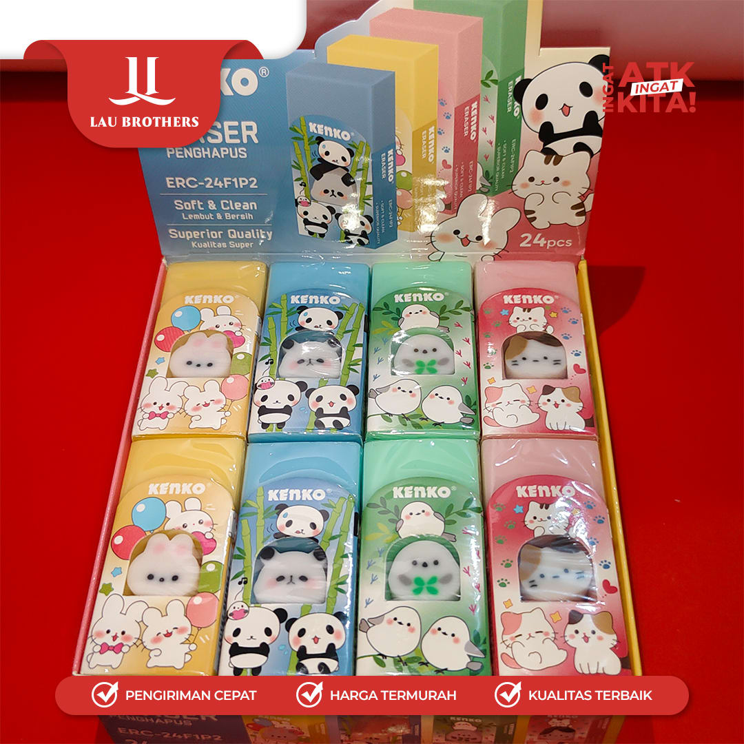 KENKO PENGHAPUS KARAKTER HEWAN/ ERASER ERC-24F1P2 (1PC) - Image 3