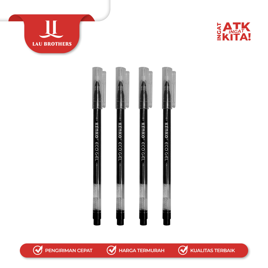 KENKO PULPEN GEL/ GEL PEN ECO GEL (1LUSIN/ 12PCS) - Image 2