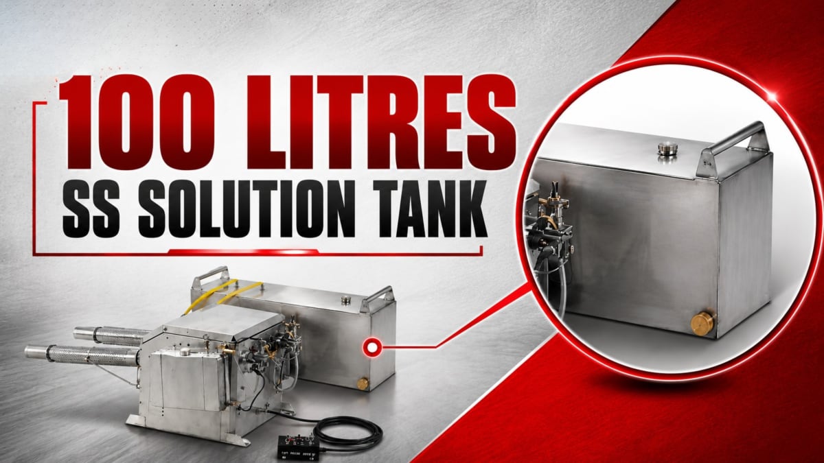100-Litre Tank. Fewer Stops. More Coverage.