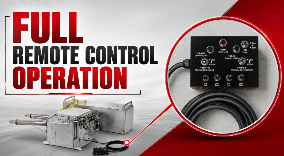 Full Remote control Operation from Drivers cabin
