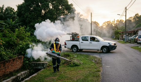 Illustration 2 for Portable Hand Carried vs Vehicle-Mounted Mosquito Fogging Machines