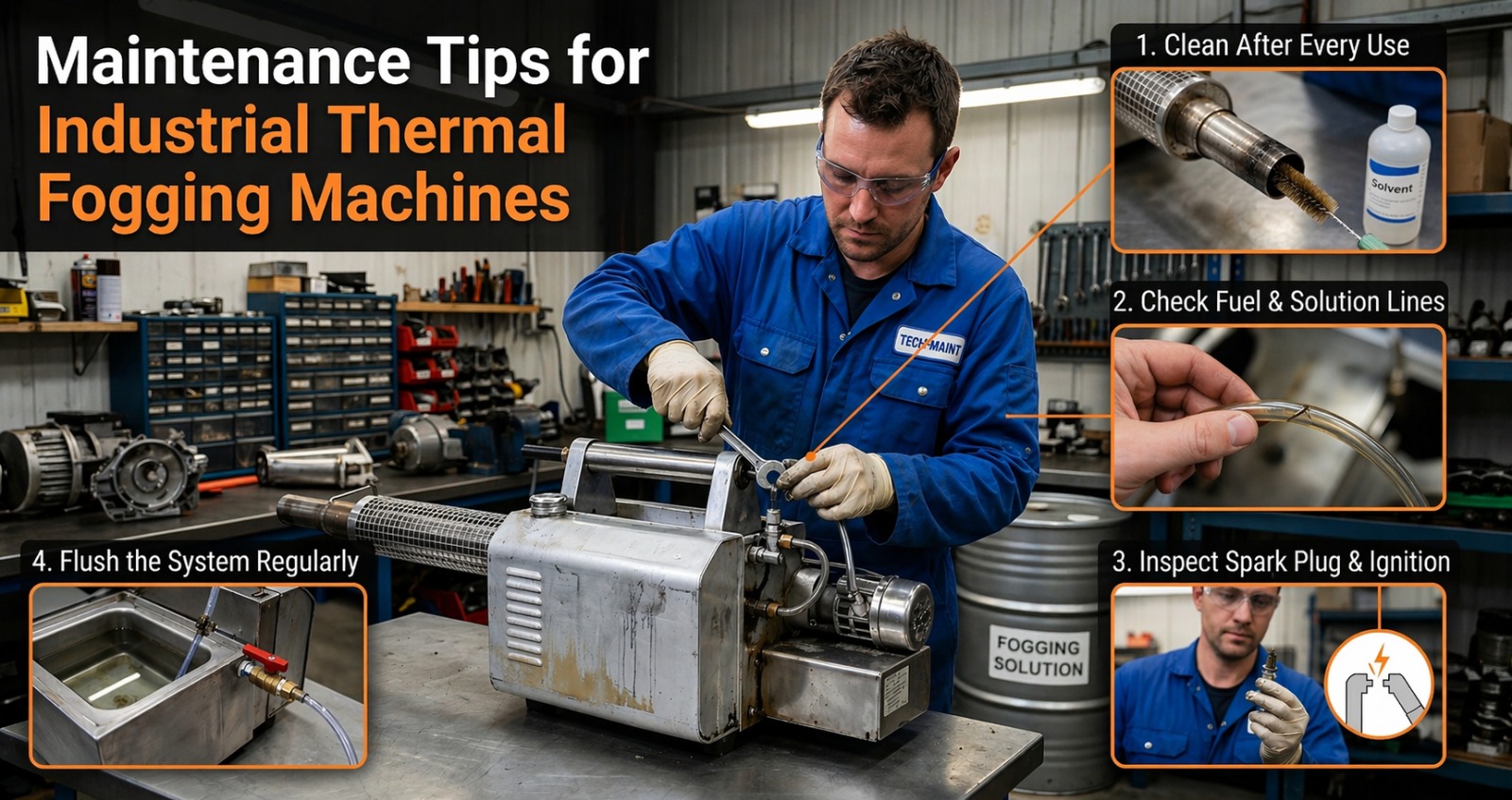 Maintenance Tips for Industrial Thermal Fogging Machines
