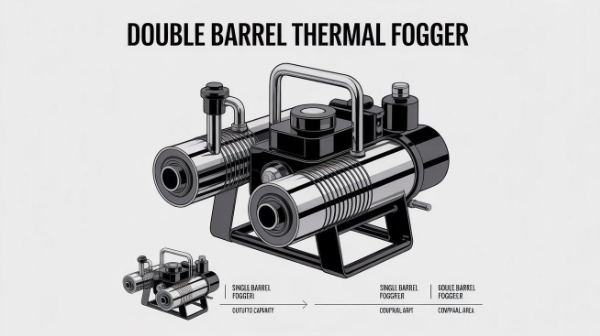 Illustration 1 for The Engineering Behind Double-Barrel Fogging: Maximizing Area Coverage Speed
