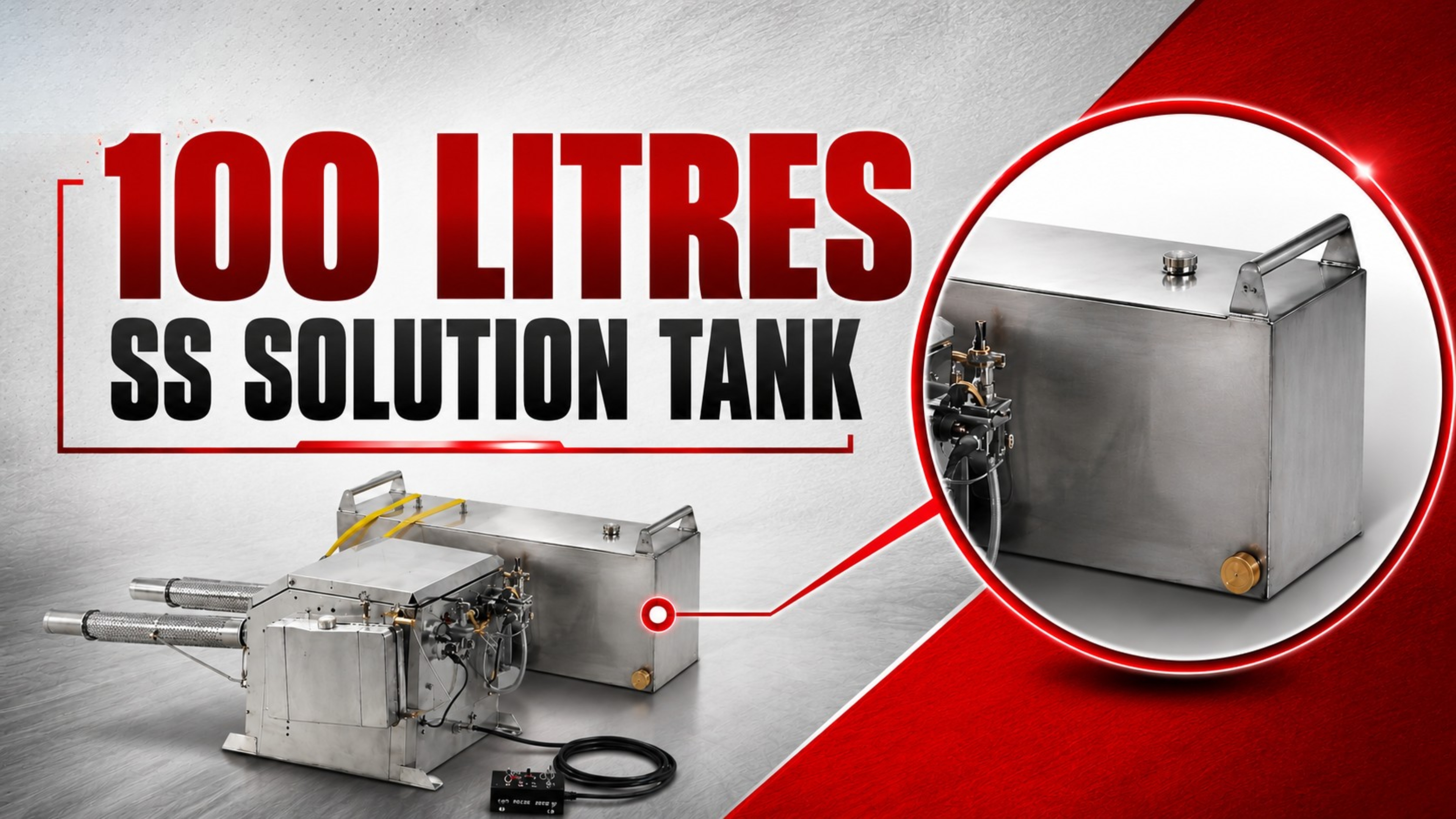 100-Litre Tank. Fewer Stops. More Coverage.