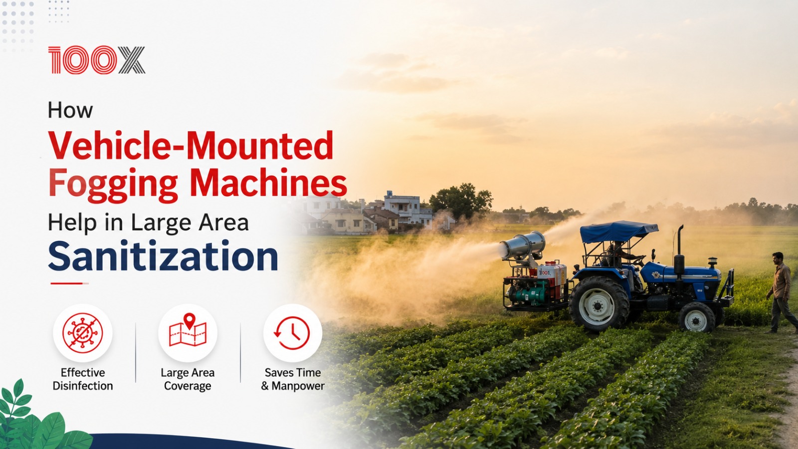 How Vehicle-Mounted Fogging Machines Help in Large Area Sanitization