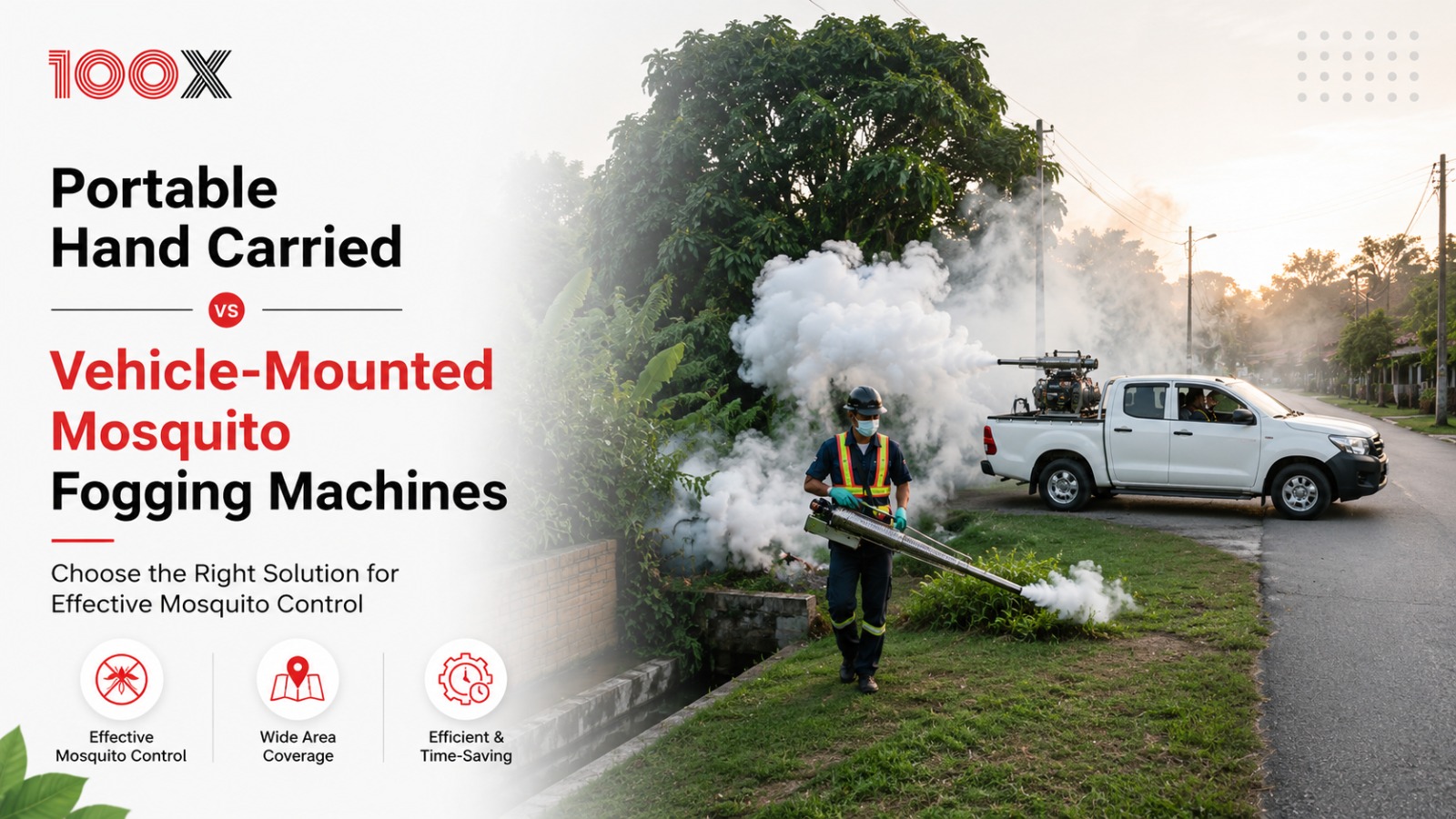 Portable Hand Carried vs Vehicle-Mounted Mosquito Fogging Machines